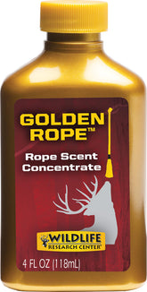 Wildlife Research Center Golden Rope Scent Concentrate bottle and label