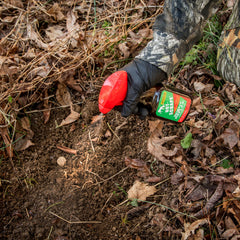 Wildlife Research Center Hot-Scrape Earth-toned blend, natural lure for realistic scrape setups.