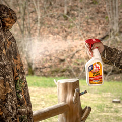 Wildlife Research Center Hunt-Dry technology remains active after drying for lasting scent control