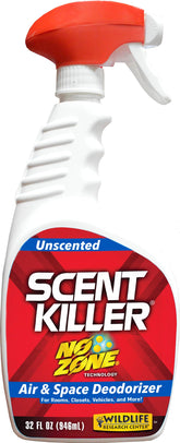Wildlife Research Center Scent Killer Air Space Deodorizer Bottle delivers odor control for any space.