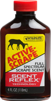 Wildlife Research Center Wildlife 2404 Active Scrape 4oz bottle for realistic scrapes and scents.
