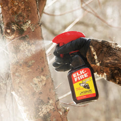 In-field elk setup with Elk-Fire used for rut attraction