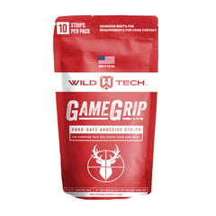 WildTech GameGrip strip adhesive area removing hair from game meat