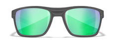 Wiley X Kingpin Captivate polarized lenses with green mirrors reduce glare for fishing