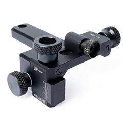 Williams Western Precision front skeletonized globe for enhanced light transmission and quick target acquisition.