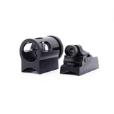 Williams Western Precision Sight inline front view with non-magnified reticle for fast aiming.