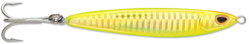 Williamson Gomame Jig 25 Silver Chartreuse close-up for enhanced visibility and jigging