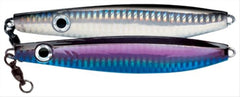 Williamson Vortex Speed Jig 200 in Black/Purple demonstrates rotating fall and high-visibility flash.