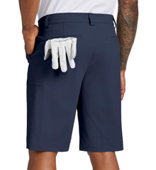 Willit men's golf shorts 11in navy side pocket demonstrate convenient storage during rounds.