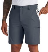 Willit men's golf shorts front view showing on-course comfort and professional look