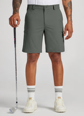 Willit shorts flat-front closure for a sleek look