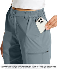 Willit women's hiking shorts moisture-wicking fabric keeps you dry during outings