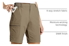 Willit 10-inch inseam view emphasizing flexible 4-way stretch for movement.