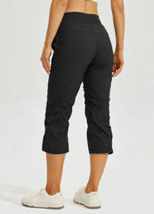 Willit women's capris stretch-mobility for comfortable range during workouts.