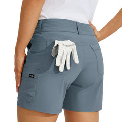 Willit shorts side pocket view emphasizes secure storage for keys and small essentials.