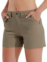 Willit women's golf shorts show quick-dry fabric for all-day comfort.