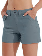 Willit women's golf shorts front view shows quick-dry fabric for all-day comfort.