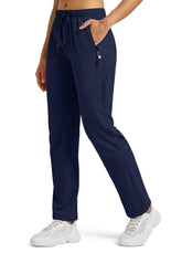 Willit women's hiking pants fabric close-up shows water-resistant weave for outdoor wear.