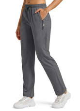 Willit women's hiking pants front view showing quick-dry fabric for travel comfort
