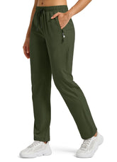 Willit women's hiking pants quick-dry fabric close-up shows moisture-wicking performance for active outings