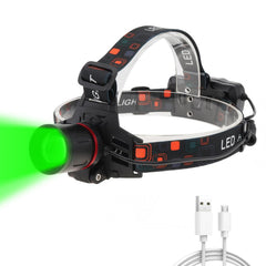 WINDFIRE green light headlamp beam delivers stable illumination for night hunting.