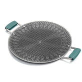 Windhike Blackdog 13-inch griddle pan ready for indoor and outdoor grilling with even heat