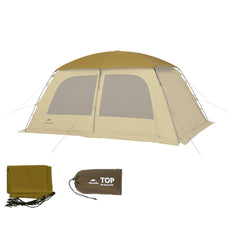 Windhike Dune 10.9-Top expanded size shows ample shelter space.