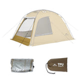 Windhike Dune door exterior for versatile camp access.