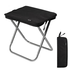 Windhike Naturehike 11in ultralight stool folded compactly for travel.