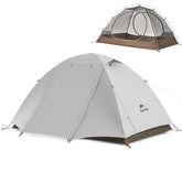 Windhike Naturehike Cloud River Tent front view with blackout coating for shade.