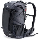 Windhike Naturehike Rock 40L side view for compact day-hike portability.