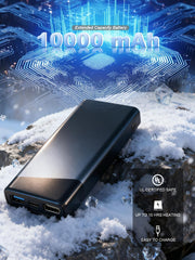 Windpost battery pack powers eight heating zones for all-day warmth.