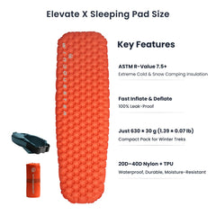 WindQUESTER Elevate X is lightweight, reducing pack weight for extended trips.