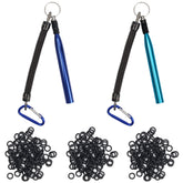Main Windspeed Wacky Rig Tool showing Royal Blue and Lake Blue two-color tube