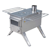 Winnerwell Nomad Medium Stove front view with glass door for ambience