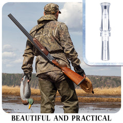 WinnerWhy duck call whistle delivers loud, clear sound to attract ducks at distance.