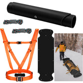 WinnerWhy thickened deer drag sled orange black ready for rugged hauling