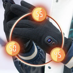Winter Warm Heating Gloves offer flexible finger movement with separated finger design.