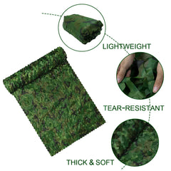 WINWAY camo netting highlights 3D leaf foliage for realistic concealment
