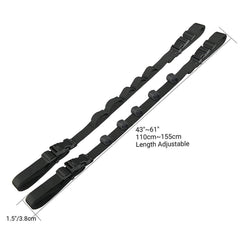 Winwon car rod holder strap shows adjustable nylon belt for secure transport.