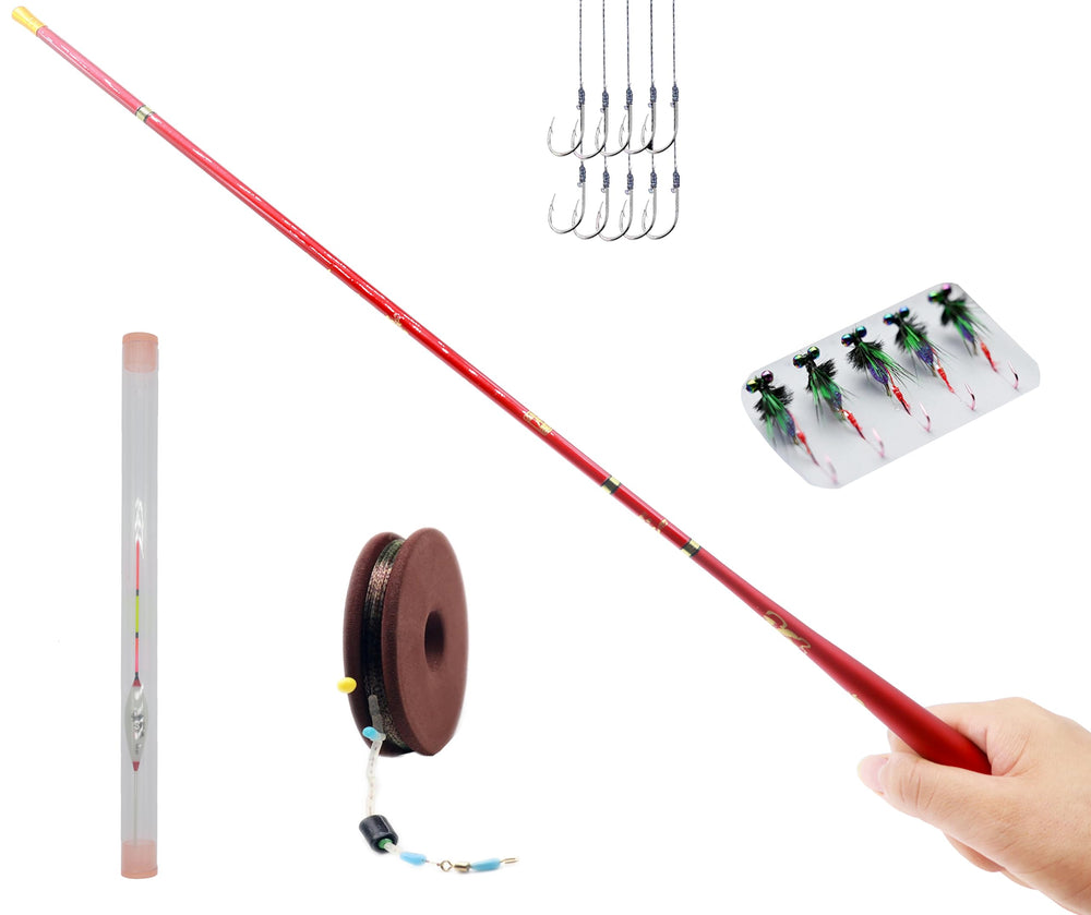 Wisbait tenkara rod collapsible kit—compact travel-ready design for outdoor adventures.