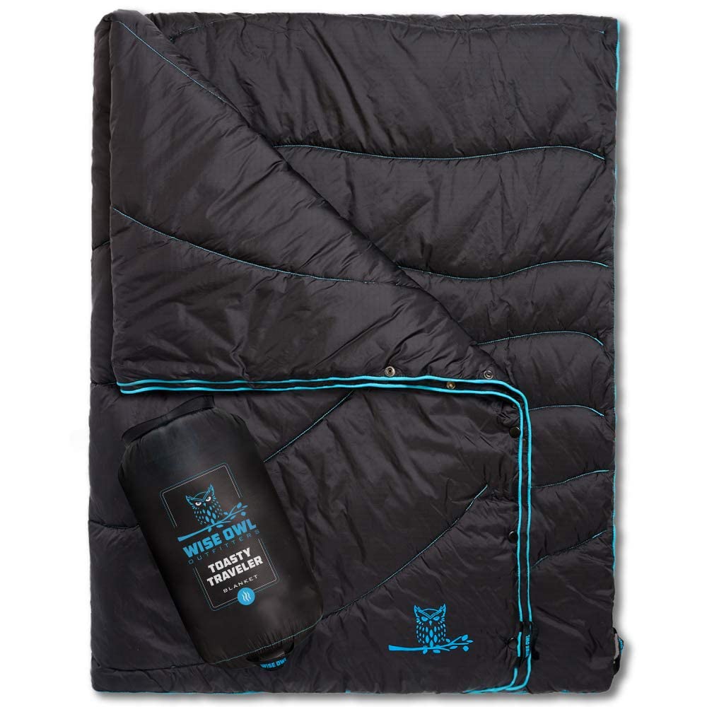 Wise Owl Outfitters camping blanket with warm coverage for cold nights