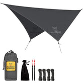 Wise Owl Outfitters hammock rain fly provides waterproof protection for hammock camping