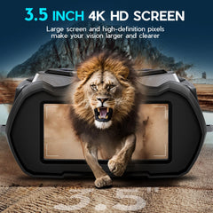 WISHBETY 4K goggles with 10x digital zoom capturing distant wildlife details.