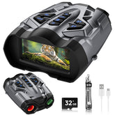 WISHBETY 4K night vision goggles setup for outdoor night exploration with clear details.