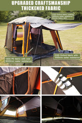 WithStar tent ventilation mesh-windows emphasizes breathable airflow with insect protection.