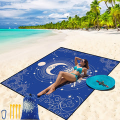 WIWIGO beach blanket waterproof sandproof spread for outdoor picnic