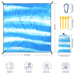 WIWIGO sandproof material closeup highlights protective waterproof layer for beach days