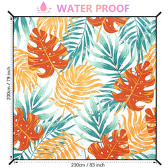 WIWIGO Beach Blanket compact carry bag for easy travel