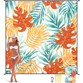 WIWIGO Beach Blanket sandproof surface keeps sand off for cleaner beach days